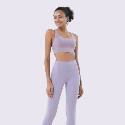 Combinaison Sport Femme - WomenFitnessSet™ - Lavande - Sport et fitness