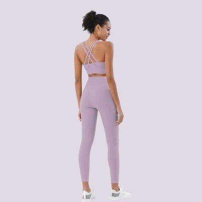Combinaison Sport Femme - WomenFitnessSet™ - Lavande - Sport et fitness