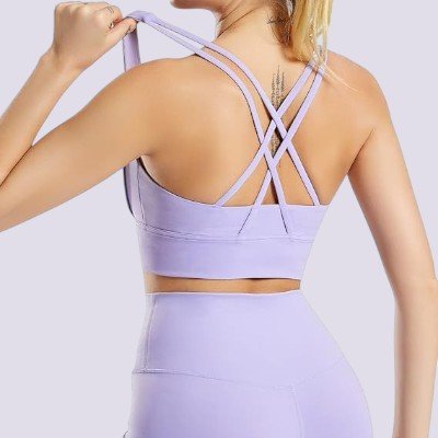 Combinaison Sport Femme - WomenFitnessSet™ - Lavande - Sport et fitness
