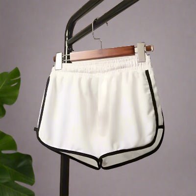 Short Sport Femme - BreezeFit™ - Blanc - Sport et fitness