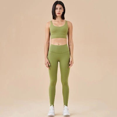 Combinaison Sport Femme - WomenFitnessSet™ - Matcha - Sport et fitness