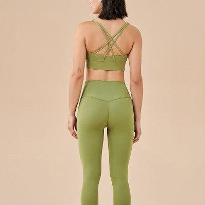 Combinaison Sport Femme - WomenFitnessSet™ - Matcha - Sport et fitness